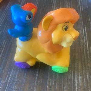 Fisher Price Mattel Disney The Lion King Mufasa Simba Zazu Rolling Musical Toy